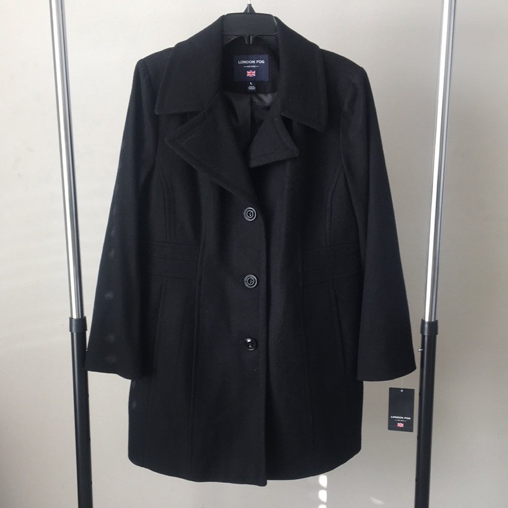 NWT London Fog wool blend coat.